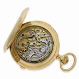 Taschenuhr: absolute Rarität, herausragendes Genfer Observatoriumschronometer mit Minutenrepetition und Chronograph Compteur, Vacheron & Constantin No.368451, ca.1910 - photo 2