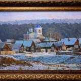 Painting “The Ural village”, Canvas, Oil paint, Realist, Landscape painting, Russia, 2016 - photo 2