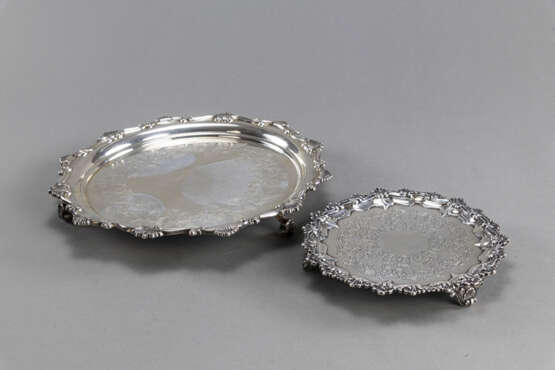 Zwei Silber-Presentoirs - photo 2