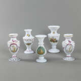 Fünf Milchglas-Vasen - фото 1