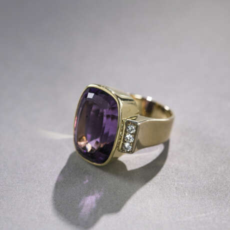 Amethyst-Diamant-Ring - photo 1