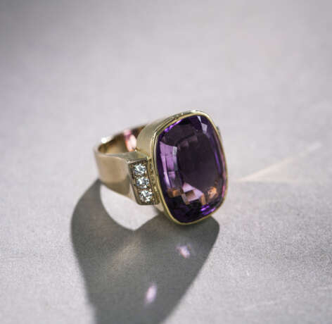 Amethyst-Diamant-Ring - Foto 2