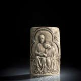 Jesus-Johannes-Relief aus Elfenbein - Foto 1