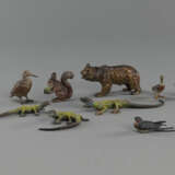 Gruppe von neun kleinen Wiener Tierbronzen - photo 1