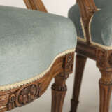 Satz von 3 Louis-XVI-Fauteuils - Foto 2