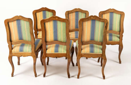 Sechs Rokoko-Stühle - Foto 6