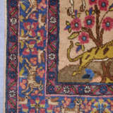 Teppich mit Jagdszene und kurdische Taschenfront - photo 3