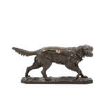 MÈNE, PIERRE JULES (Paris 1810-1879 ebd.) Tierplastik "laufender Hund", um 1875. - Foto 1