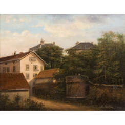 POLTROCK, M. (süddeutsche Malerin 19. Jahrhundert), "Böblingen",