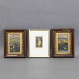 Drei Miniaturen, u.a. Jagdszene - фото 2