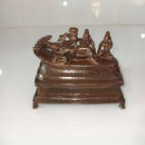 Feine Bronzegruppe des Vishnu Anantashayin. - photo 2