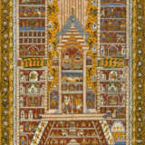 Picchvai mit Darstellung einer Tempelanlage - фото 1