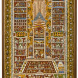 Picchvai mit Darstellung einer Tempelanlage - photo 2