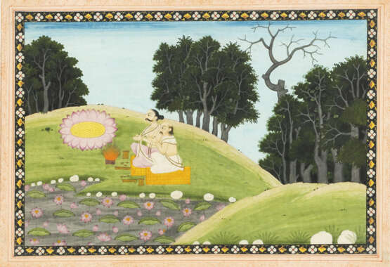 Miniaturmalerei aus der Serie 'Markandeya Purana' - photo 1