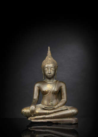 Bronze des sitzenden Buddha - photo 1