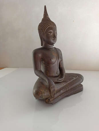 Bronze des sitzenden Buddha - photo 3