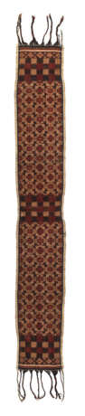 Schmales Zeremonialtuch aus Baumwolle mit Schachbrettmuster (cawat ding ding si gading) - фото 1
