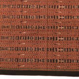 Frauenrock (bidang) aus Baumwolle mit Mustern in Streifen. Borneo - Foto 2