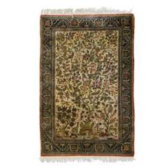 Orientteppich aus Seide. GHOM/PERSIEN, 20. Jahrhundert, 152x103 cm