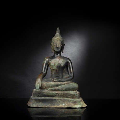 Bronze des Buddha des Buddha Shakyamuni - photo 1