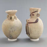 Zwei Gefäße aus Tonware, teils bemalt, Chimu, - Foto 2