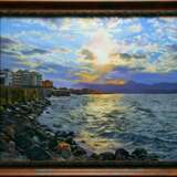 Painting “The Bay in Heraklion”, Canvas, Oil paint, Realist, Cityscape, Russia, 2017 - photo 2