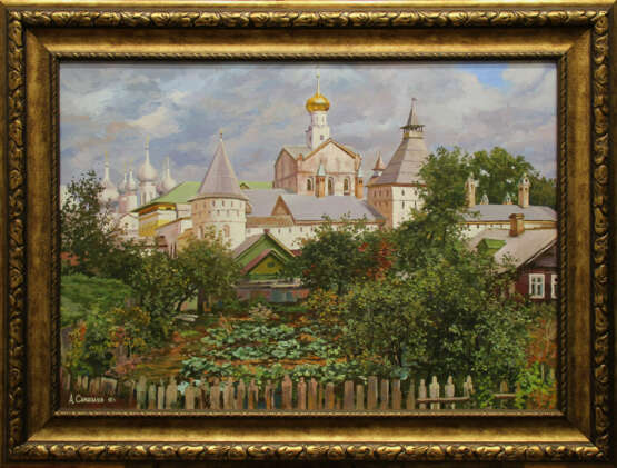 Painting “Rostov The Great”, Canvas, Oil paint, Realist, Landscape painting, Russia, 2012 - photo 2