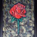 Картина «Одинокая роза», Акриловые краки, Смешанная техника, Абстрактный экспрессионизм, готический, Россия, 2021 г. - фото 7
