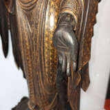 Skulptur des Buddha Amida Nyorai aus Holz - photo 10