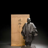 Bronze eines Kabuki-Tänzers mit Maske von Miura Wako - Foto 1