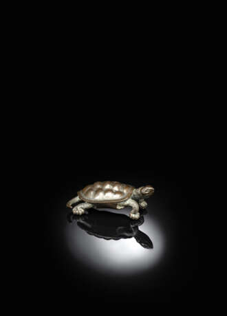 Bronze einer Schildkröte - photo 1