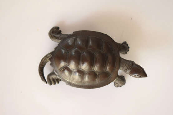 Bronze einer Schildkröte - Foto 5