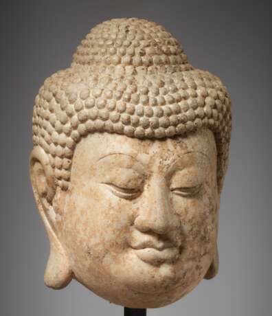 MEDITATIVE HEAD OF THE BUDDHA - photo 1