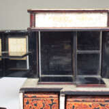 Quadratische Guri-Lackdose und Lackdose in Form eines Hauses mit einem Satz von vier kleinen Lackdosen im Interieur - photo 12