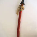 Wakizashi in Saya mit roter Lackfassung - Foto 3