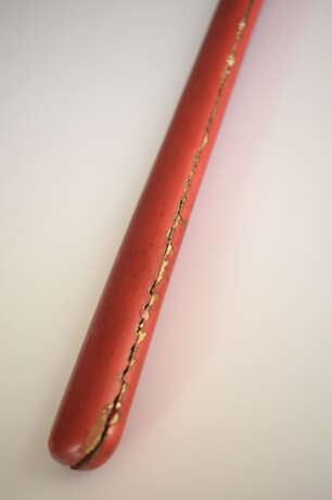 Wakizashi in Saya mit roter Lackfassung - Foto 4