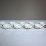 Mokka- und Teeservice mit Fujiyama-Dekor aus dünnwandigem Porzellan - photo 7