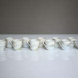 Mokka- und Teeservice mit Fujiyama-Dekor aus dünnwandigem Porzellan - Foto 14