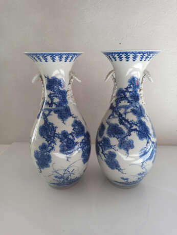 Paar Vasen aus Hirado-Porzellan - Foto 2