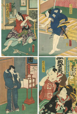 Utagawa Kunisada (1786-1865) und Toyohara Kunichika (1835-1900) - photo 1