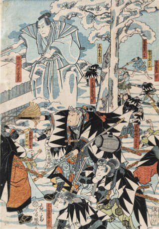 Utagawa Yoshiiku (1833-1904) und Yoshitsuya (1822-1866) - фото 8