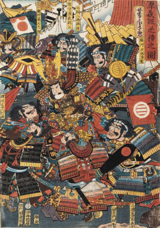 Utagawa Yoshitora (tätig 1850-1880) - Foto 1