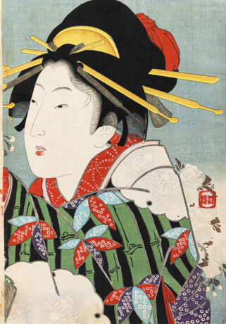 Kobayashi Kiyochika (1847-1915) und Kunisada I. - фото 2