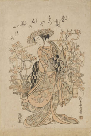 Nach Suzuki Harunobu (1725-1770) - Foto 1