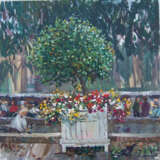 “Paris tree” Classicism Landscape painting 2008 - photo 1
