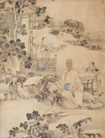 Ji, Sui (tätig 19./20. Jahrhundert)Familie in der Sommerfrische - фото 1