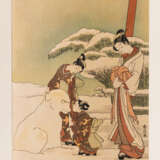 Drei Sachbücher über japanische Malereien und Holzschnitte - фото 6