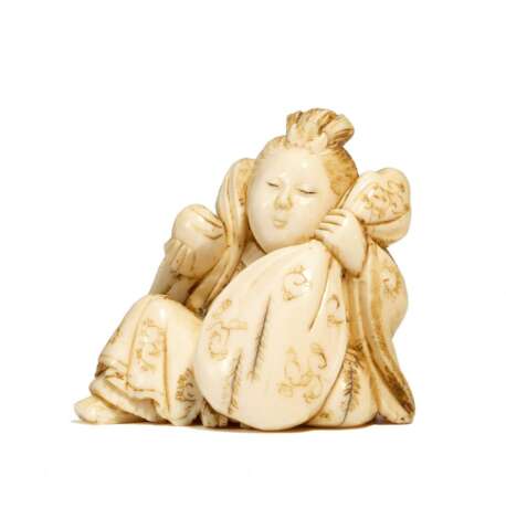 Netsuke: Benten mit Laute - photo 1