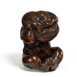 Netsuke: Karako mit Maske des Daikoku - Foto 1