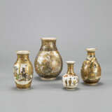 Vier kleine Satsuma-Vasen - Foto 1